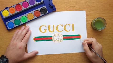 gucci leren tekenen|Gucci logo sketch.